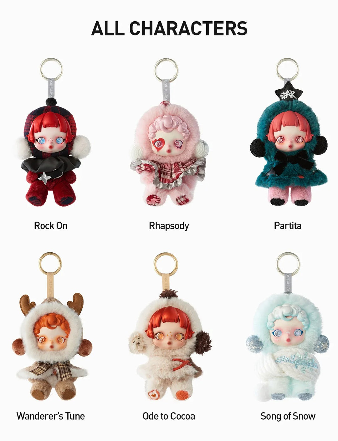 Pop Mart SKULLPANDA Winter Symphony Series Plush Single Blind Box