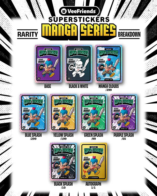 Veefriends Superstickers - Manga Series Hobby Box
